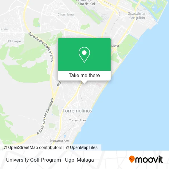 University Golf Program - Ugp map