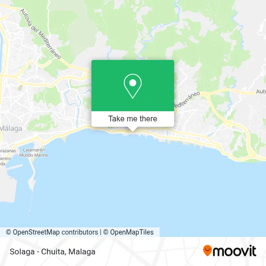 Solaga - Chuita map