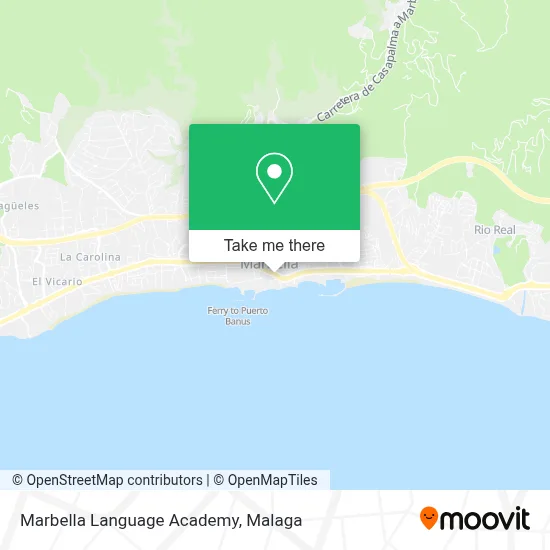 Marbella Language Academy map