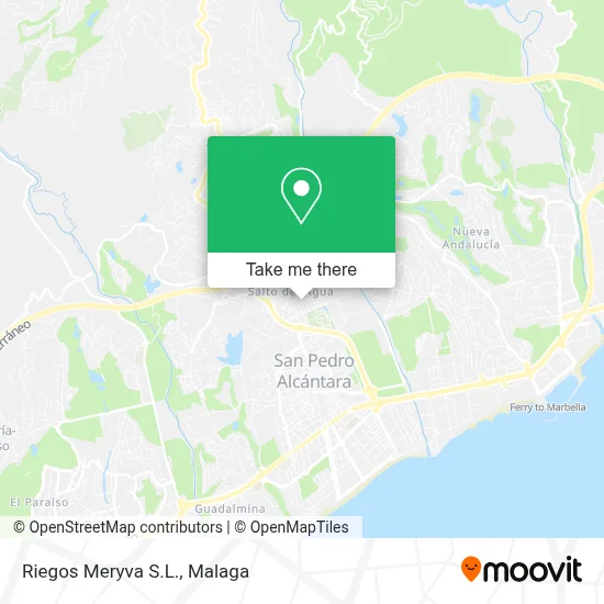 Riegos Meryva S.L. map