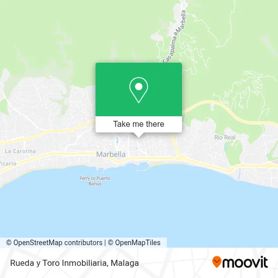 Rueda y Toro Inmobiliaria map