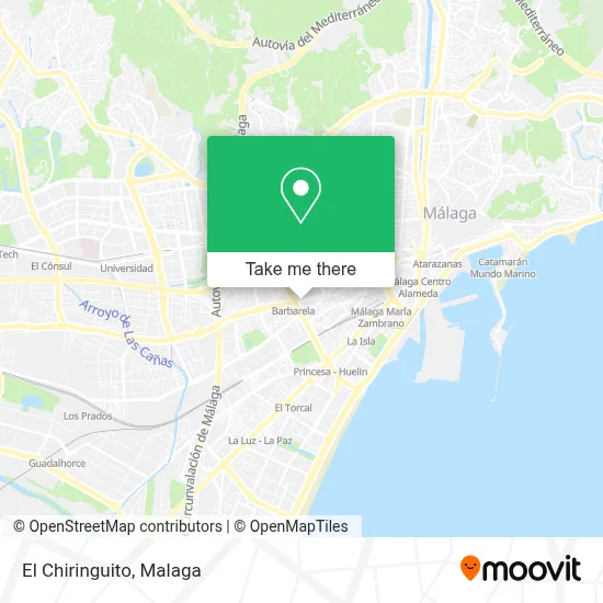 El Chiringuito map