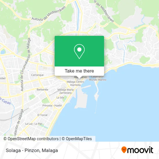 Solaga - Pinzon map