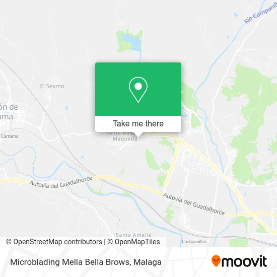 Microblading Mella Bella Brows map
