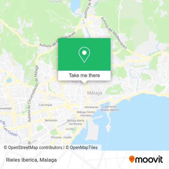 Rieles Iberica map