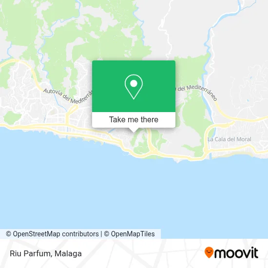 mapa Riu Parfum