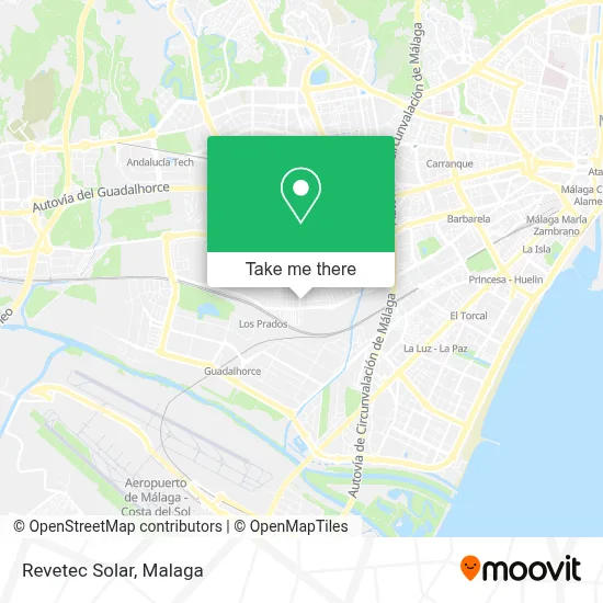 Revetec Solar map