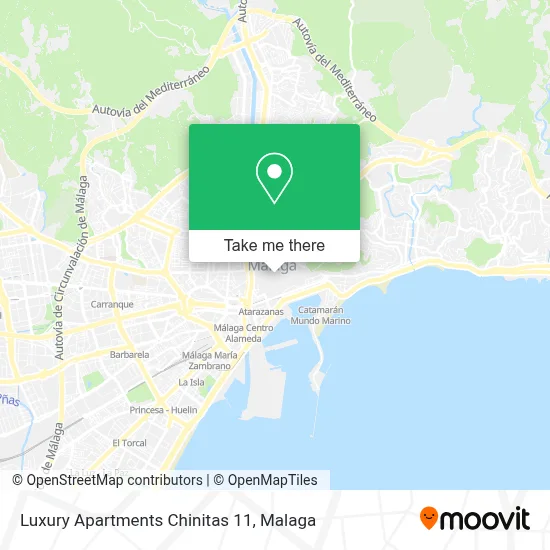 Luxury Apartments Chinitas 11 map