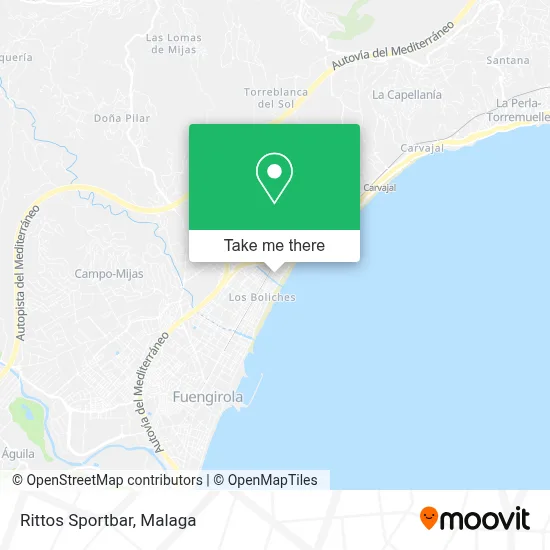 Rittos Sportbar map