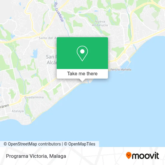 Programa Victoria map
