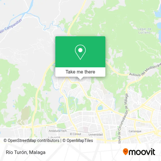 Río Turón map