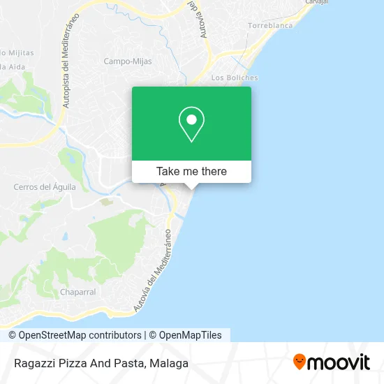 Ragazzi Pizza And Pasta map