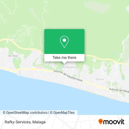 Rafky Services map