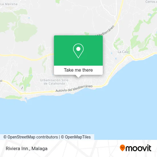 Riviera Inn. map