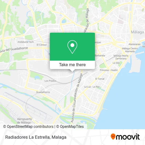 Radiadores La Estrella map