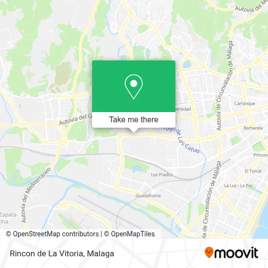 Rincon de La Vitoria map