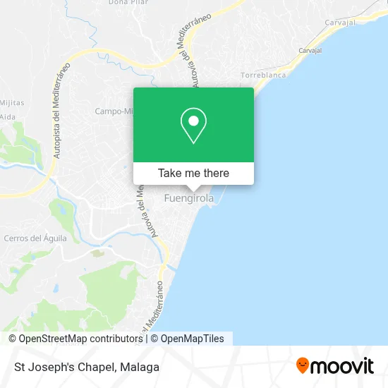 St Joseph's Chapel map
