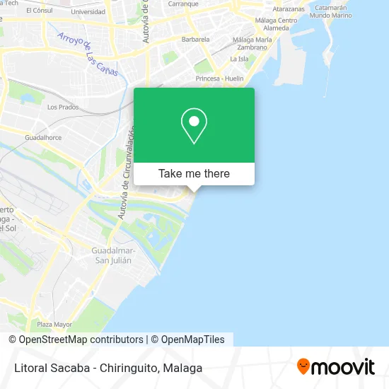Litoral Sacaba - Chiringuito map