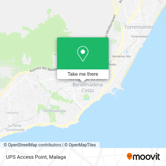 Ups Access Point map
