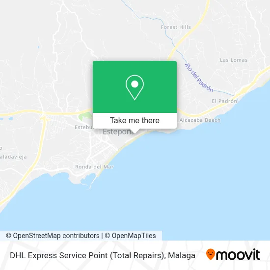 DHL Express Service Point (Total Repairs) map