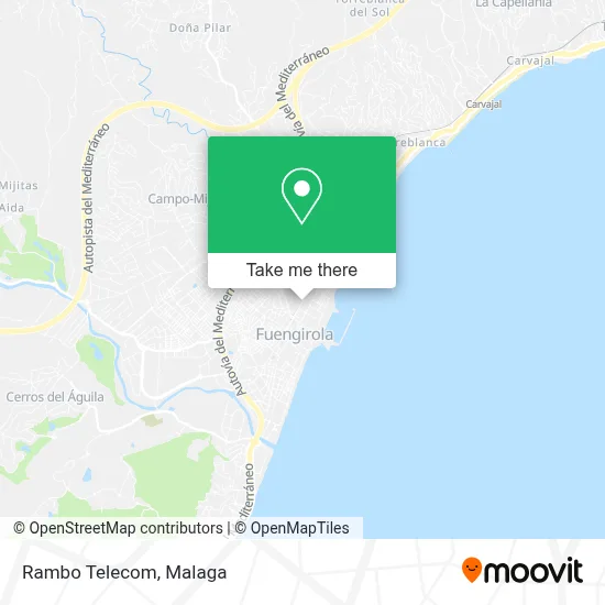 mapa Rambo Telecom