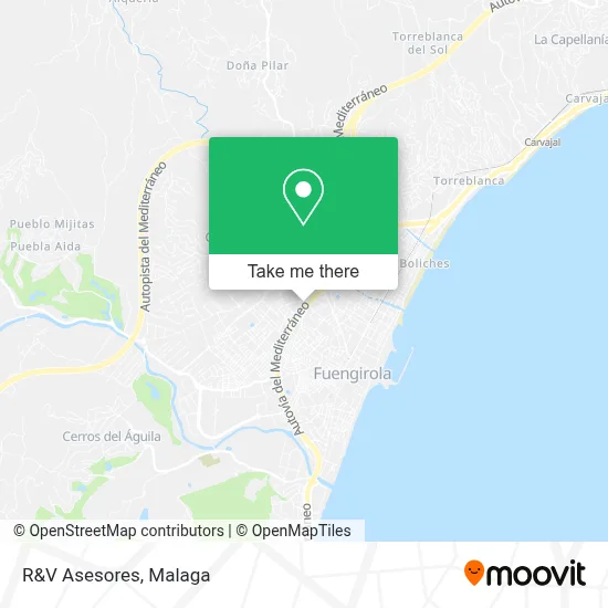 R&V Asesores map