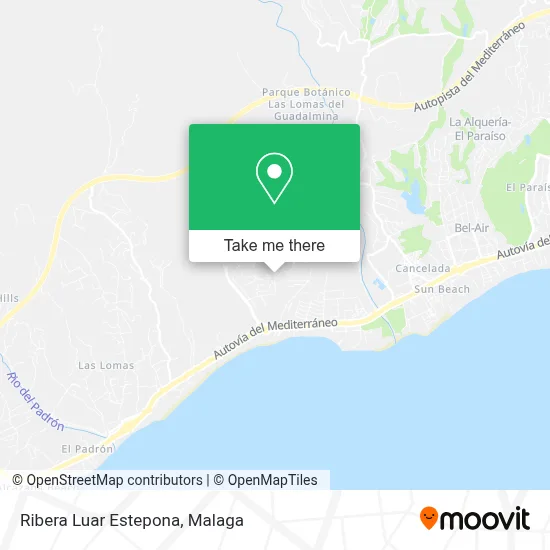 Ribera Luar Estepona map
