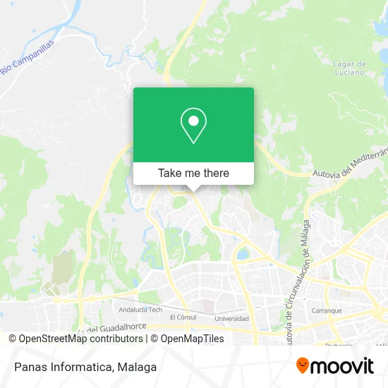 Panas Informatica map