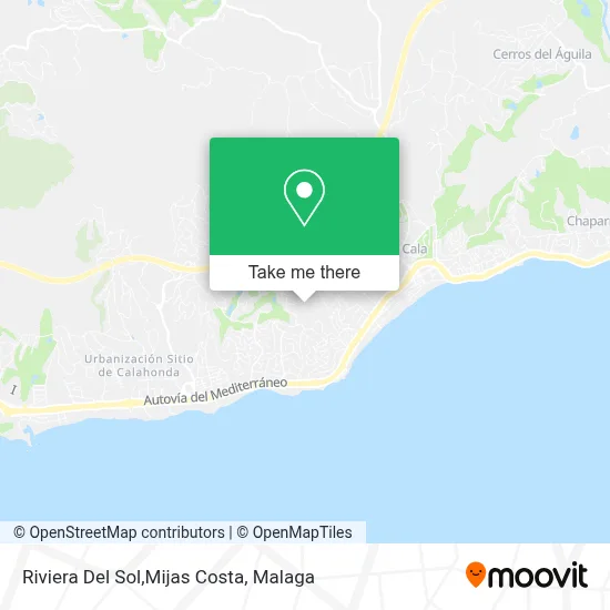 Riviera Del Sol,Mijas Costa map