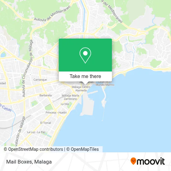 Mail Boxes map