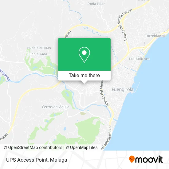 Ups Access Point map