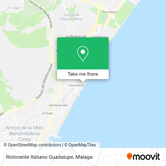 Ristorante Italiano Guadalupe map