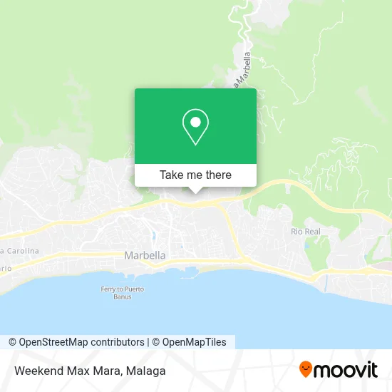 Weekend Max Mara map