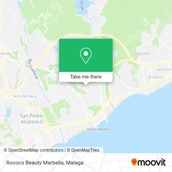 Rococo Beauty Marbella map
