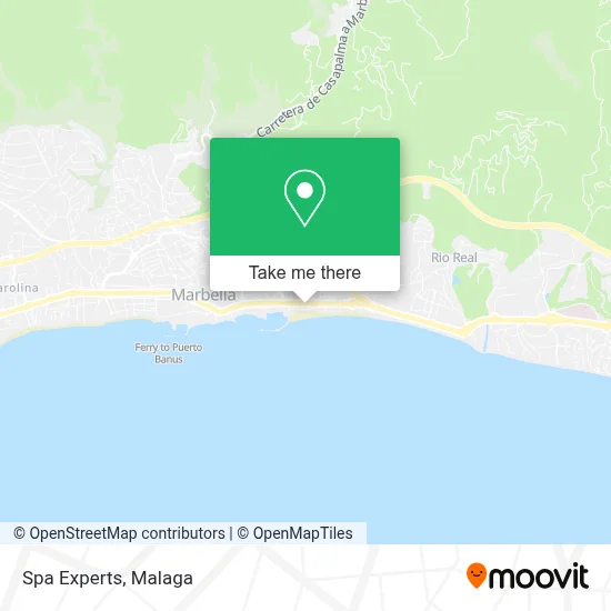 Spa Experts map