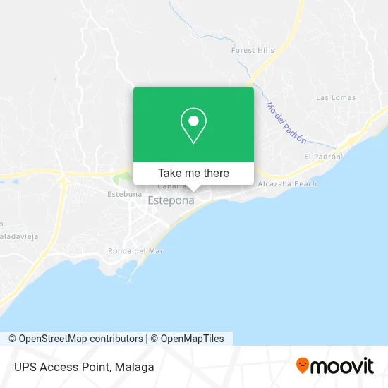 Ups Access Point map