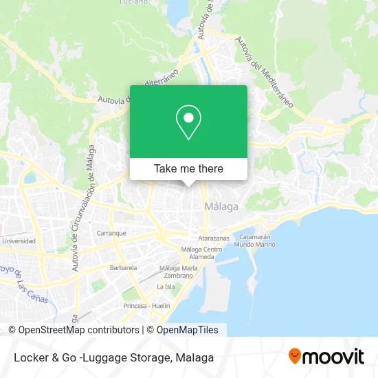 Locker & Go -Luggage Storage map