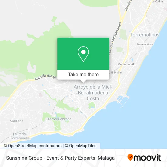 Sunshine Group - Event & Party Experts map
