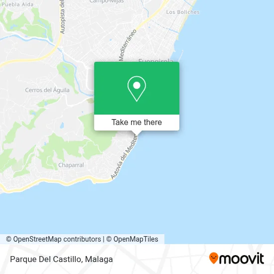 Parque Del Castillo map