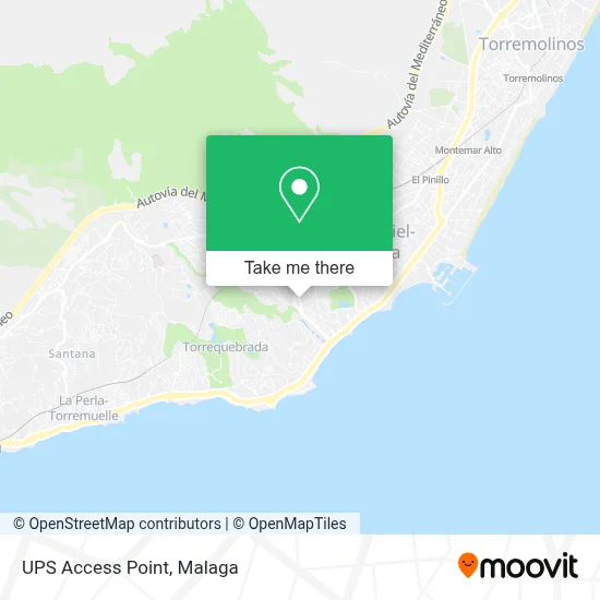 Ups Access Point map