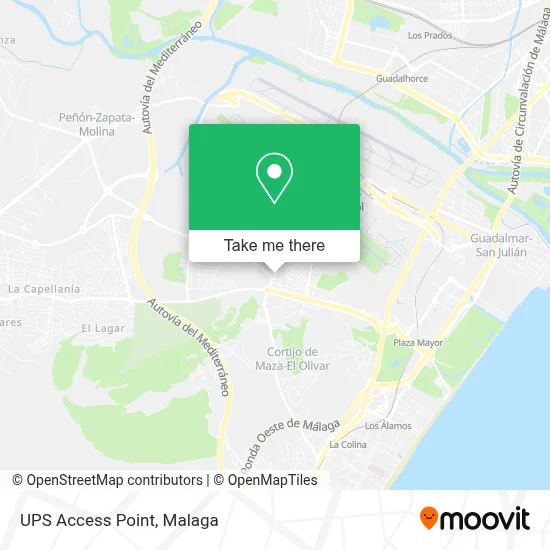 Ups Access Point map