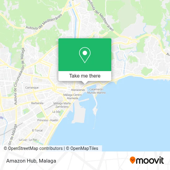 Amazon Hub map