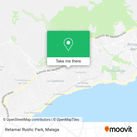 Retamar Rustic Park map