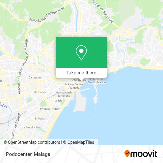 Podocenter map