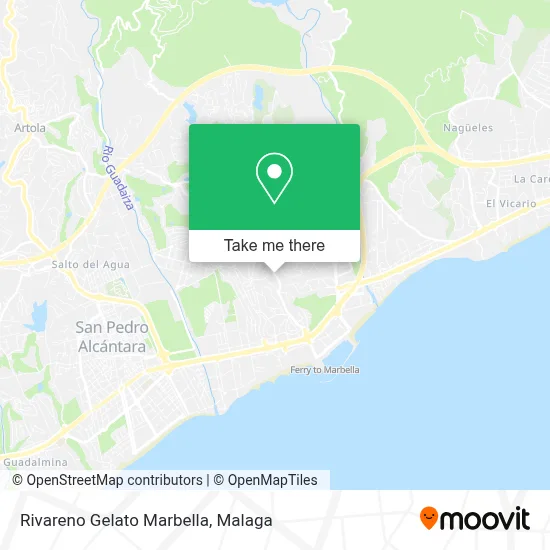 Rivareno Gelato Marbella map