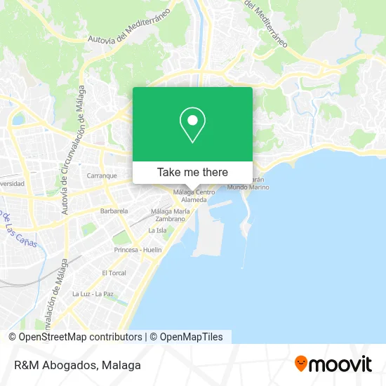R&M Abogados map