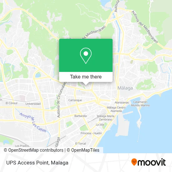 Ups Access Point map