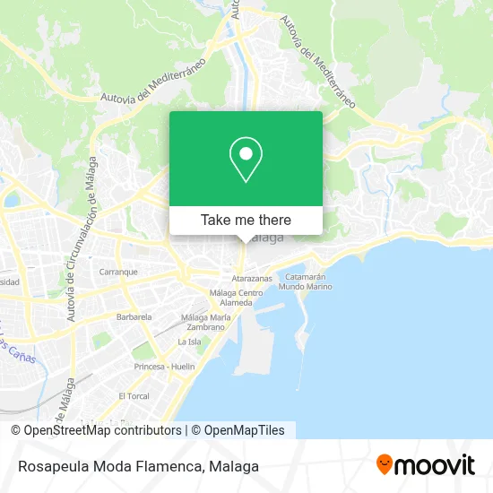 Rosapeula Moda Flamenca map