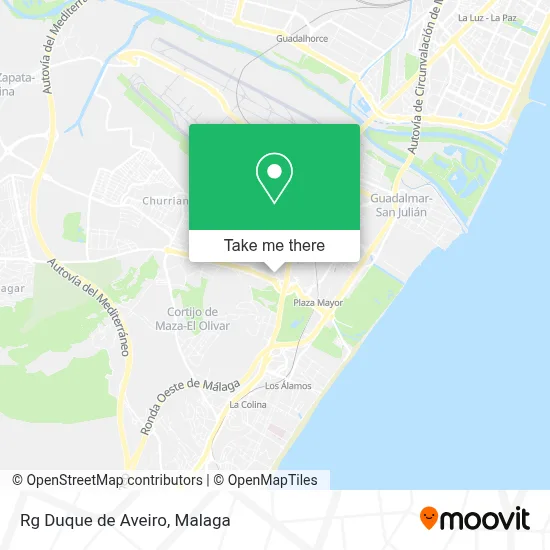 Rg Duque de Aveiro map