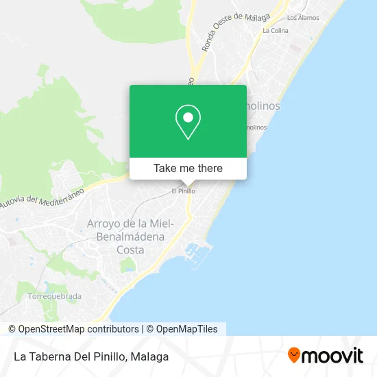 La Taberna Del Pinillo map
